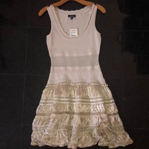 Gorgeous Nude BEBE dress !! Tags still on